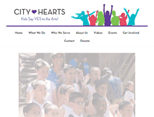 Tablet Screenshot of cityhearts.org